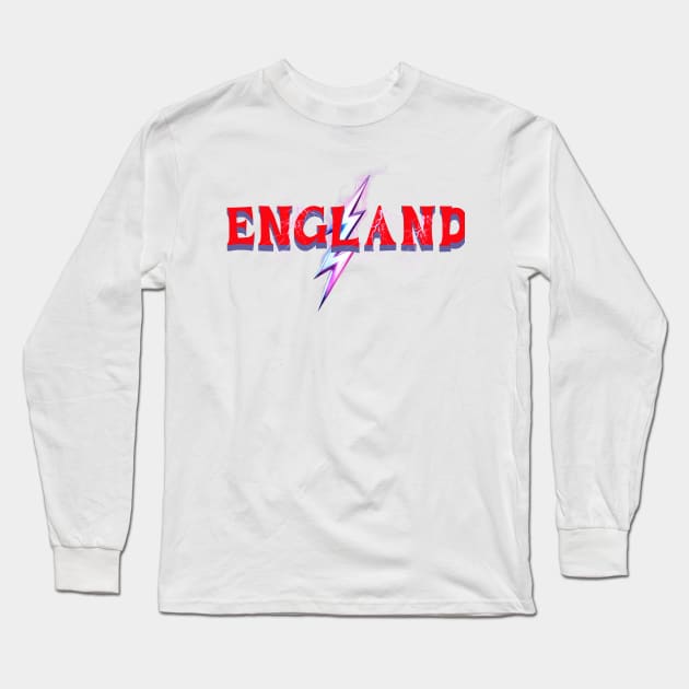 ENGLAND Long Sleeve T-Shirt by bashiro